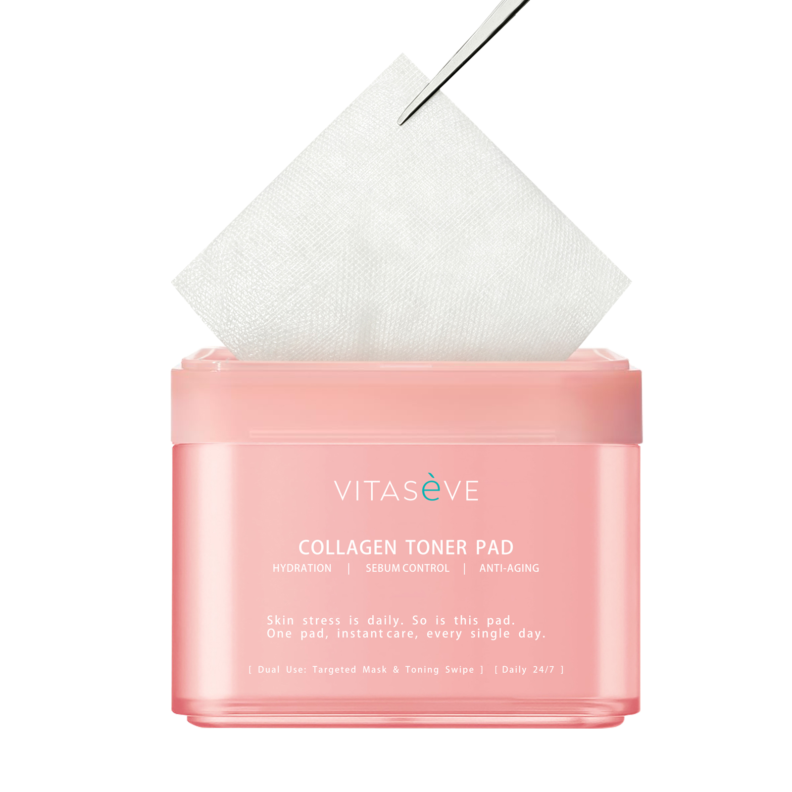 Collagen Toner Pad, pads de tónico facial